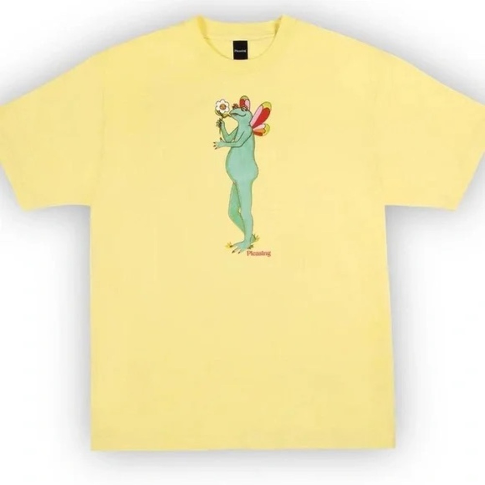 Pleasing Yellow Graphic T-Shirt